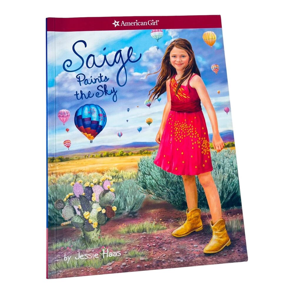 American Girl Saige Paints the Sky BOOK Paperback Book 2 2013 by Jessie Haas